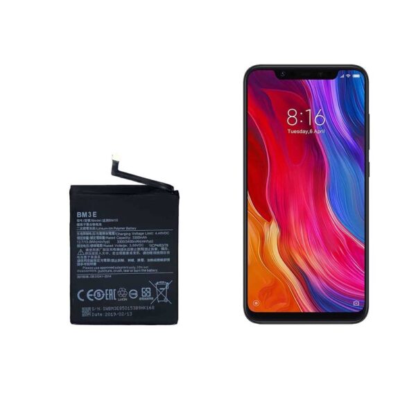 باتری گوشی شیائومی Mi 8  BM3E + تعویض رایگان
