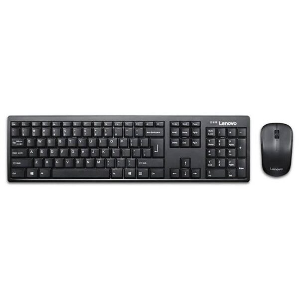 کیبورد و ماوس بی سیم لنوو مدل 100 ا Lenovo 100 Wireless Keyboard and Mouse