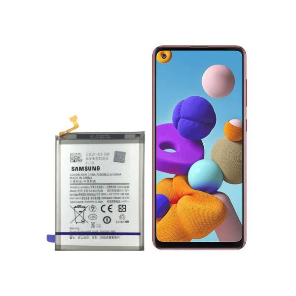 باتری موبایل مدل A21s +  تعویض رایگان
