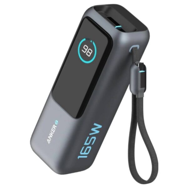 پاوربانک انکر ۲۵۰۰۰ میلی آمپر ۱۶۵ وات Anker Zolo PowerBank 25K 165W Built-In USB-C مدل A1695